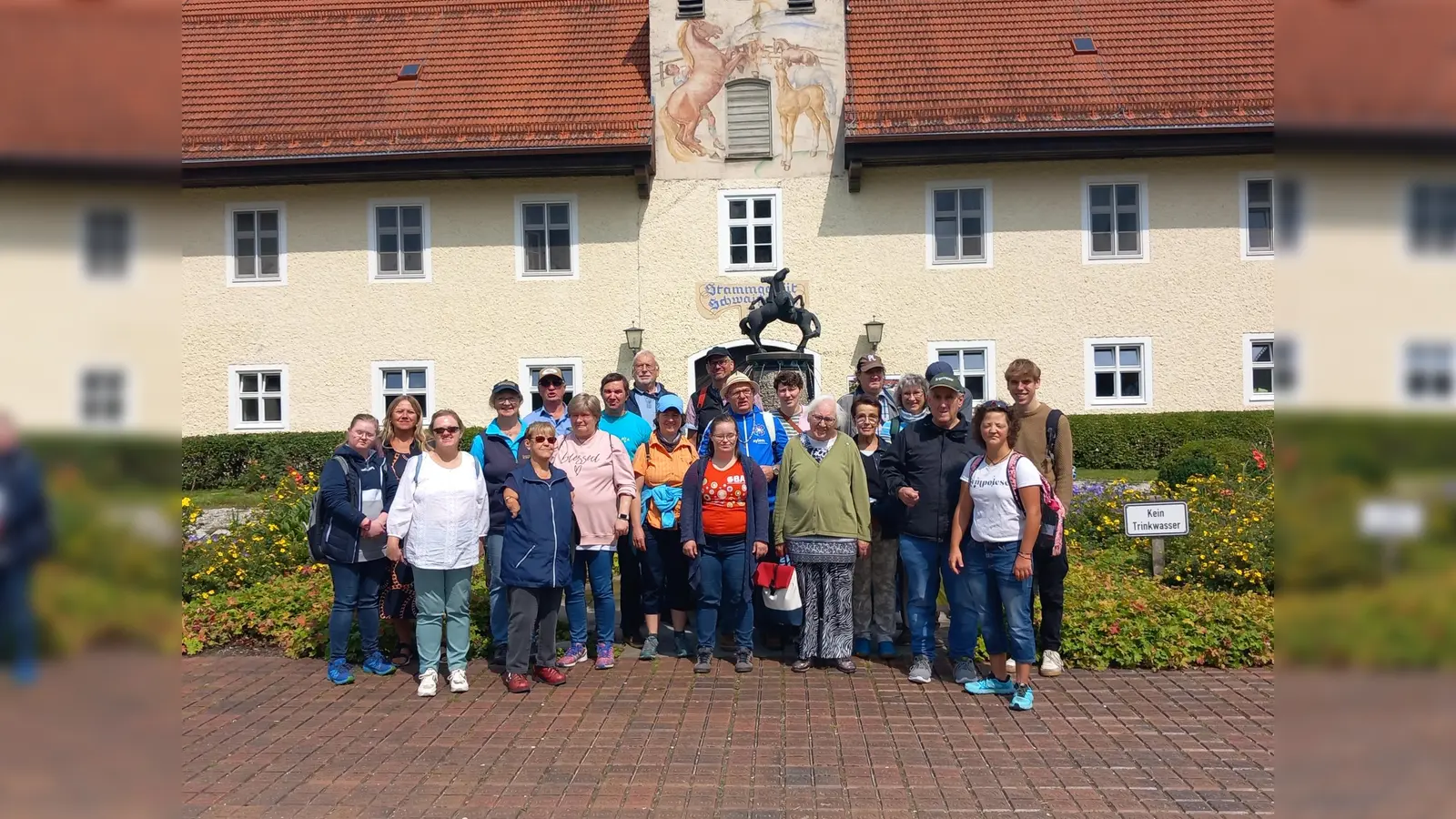 Ein schöner Sommerausflug zum Haupt- und Landesgestüt Schwaiganger. (Foto: Caritasverband Weilheim-Schongau e.V.)