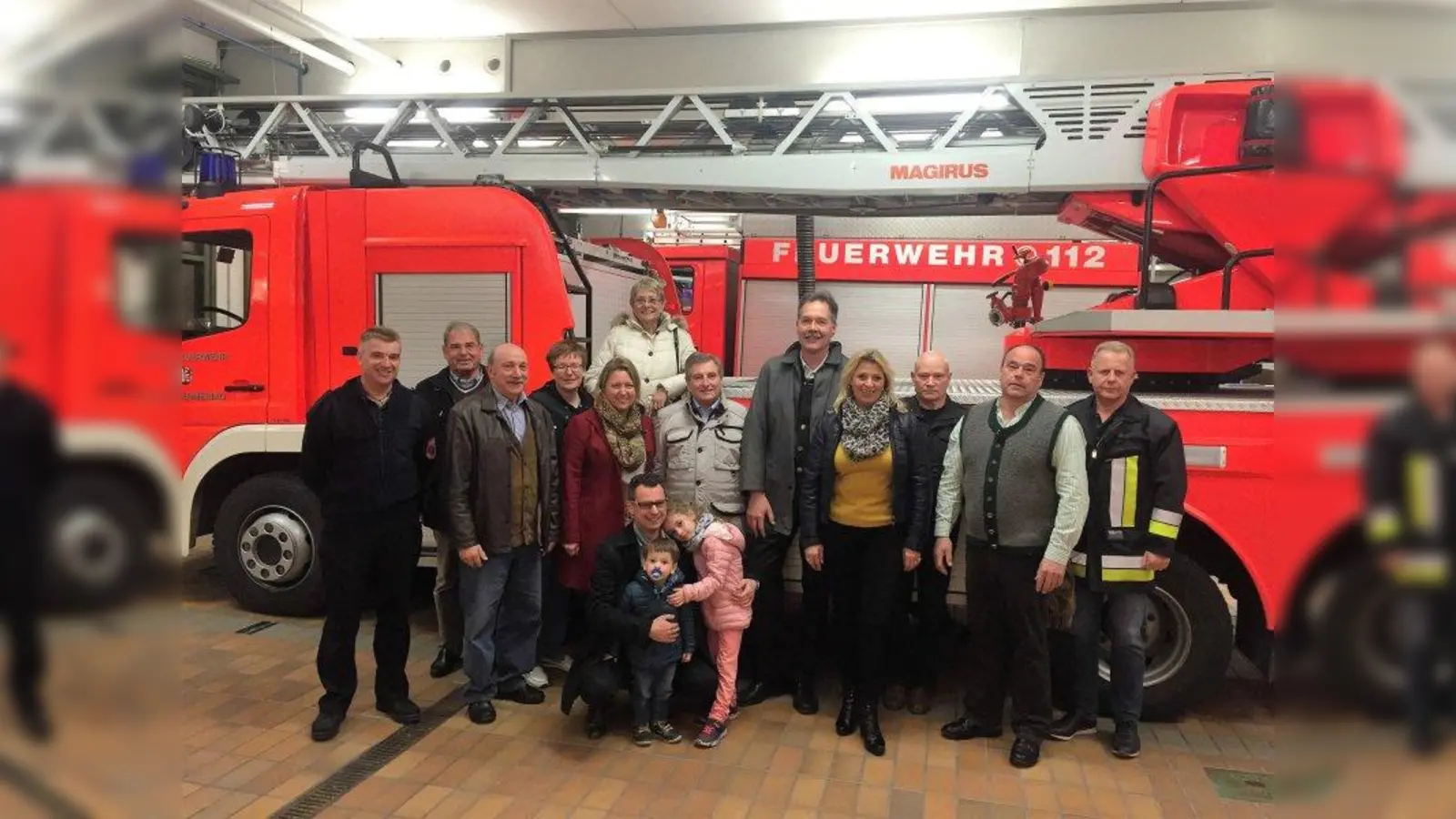 Ortsbesichtigung: CSU-Fraktion prüft Ausbaupläne der Freiwilligen Feuerwehr Germering (Foto: FFW Germering)