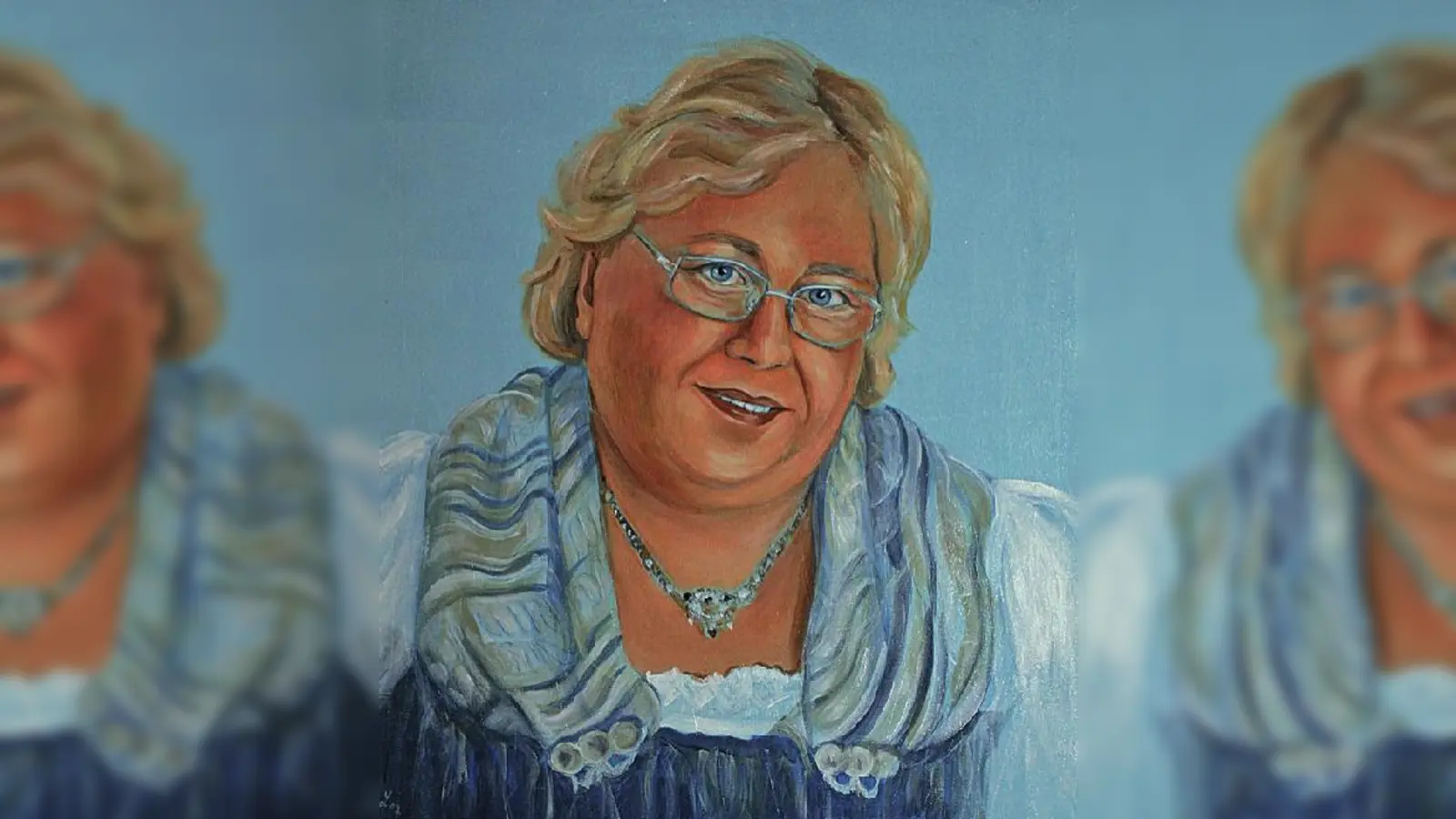 Die Münchnerin und Milbertshofenerin Irene Schlagenhaufer, gemalt von Ursula Leinfelder. 	 (Bild: VA)