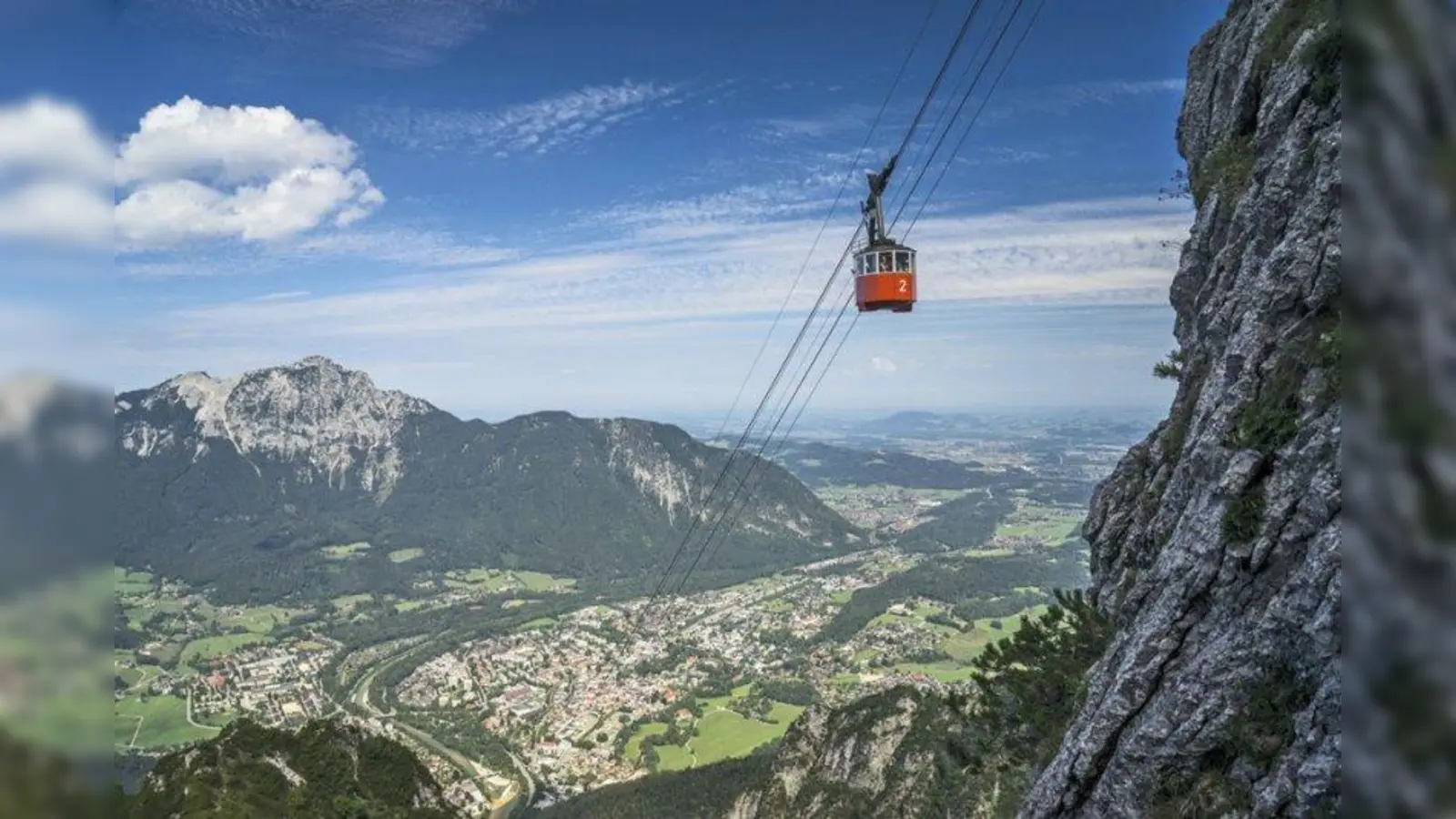 Einen traumhaften Ausblick können Familien am Muttertag bei einer Fahrt auf den Predigtstuhl – den Bad Reichenhaller Hausberg – erleben. (Foto: Kur-GmbH Bad Reichenhall/Bayerisch Gmain)