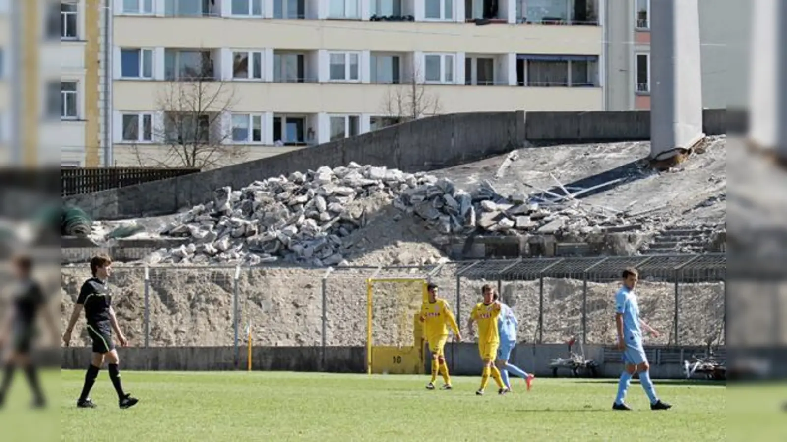 Das Grünwalder Stadion wird umgebaut und ist kommende Saison gesperrt.  (Foto: A. Wild)
