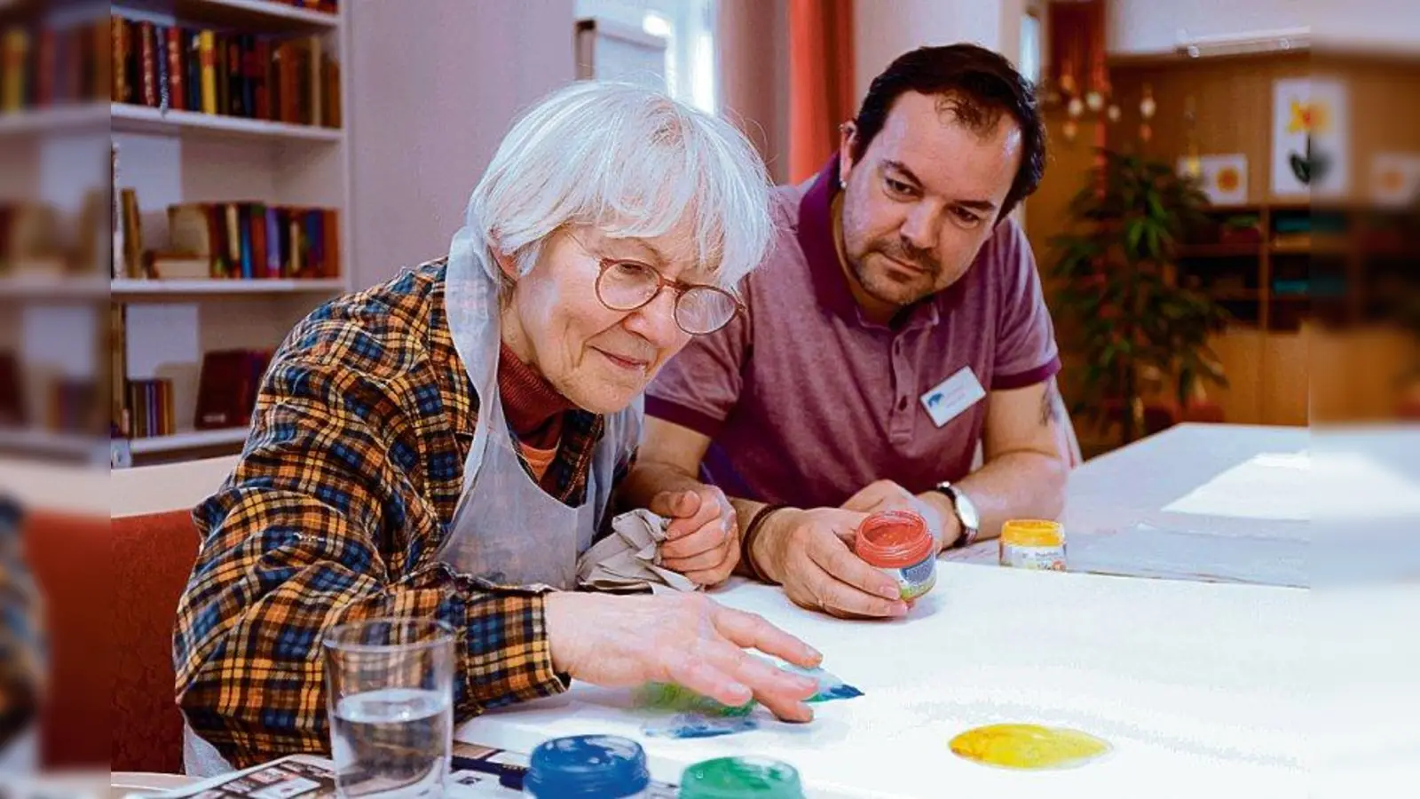 Tagespflege im Münchenstift-Haus St. Josef: Hier beschäftigen sich die Bewohner nach ihren Wünschen und Vorstellungen. (Foto: Münchenstift)