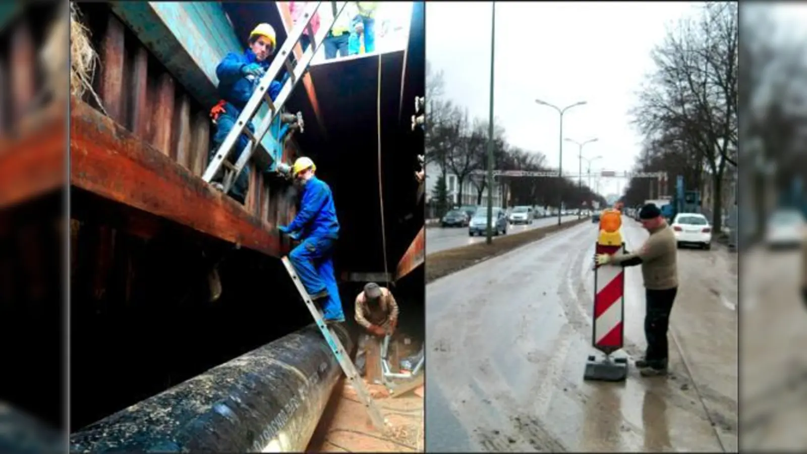 Die Stadtwerke bauen in Bogenhausen das Fernwärmenetz aus. Zur Verlegung der neuen Leitungen muss der Verkehr umgelenkt werden.	 (Foto: SWM/ikb)
