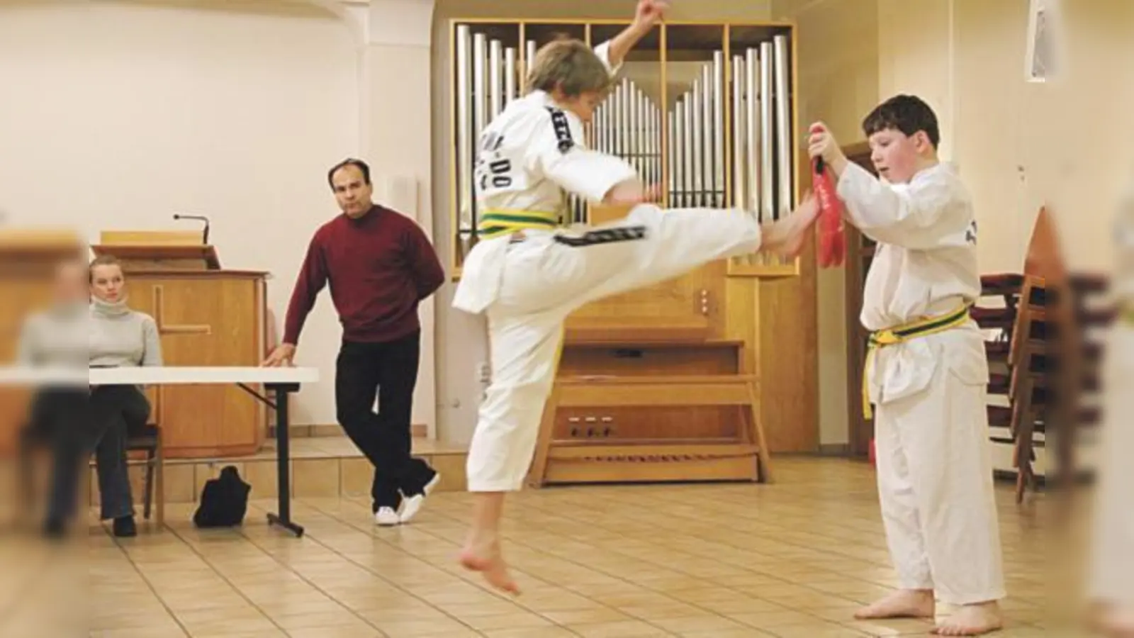 Taekwondo vermittelt den Grundschülern wichtige Werte. Anfänger können sich nun anmelden.  (F.: ekm)