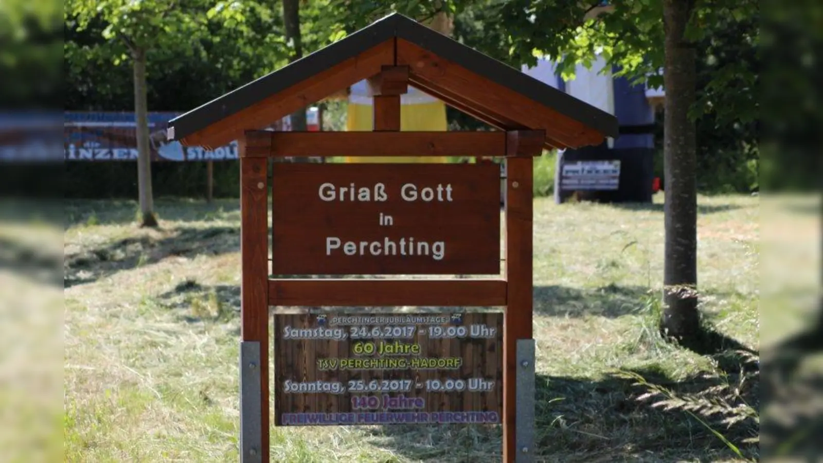 Damit man weiß, was wo gefeiert wird. (Foto: pe)