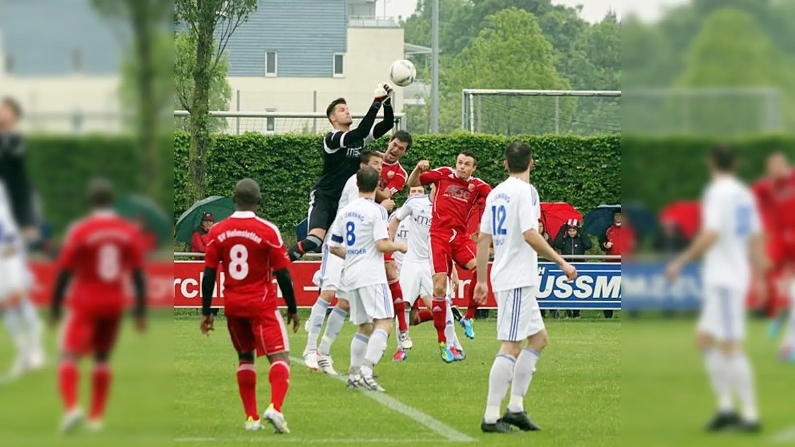 Die Anspannung ist groß: Kann sich der SV Heimstetten in die Regionalliga kämpfen?  (Fotos: SVH)