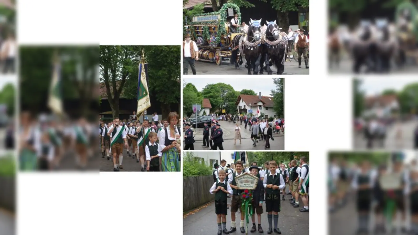 Impressessionen vom Festzug zum 125. Geburtstag der Birker Burschen.	 (Fotos: hw)