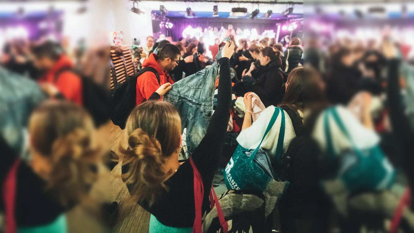 Bei der Kleidertauschparty gibt es neben viel Klamottenauswahl auch Musik zum Feiern. (Foto: Leon Crusius/Green City)