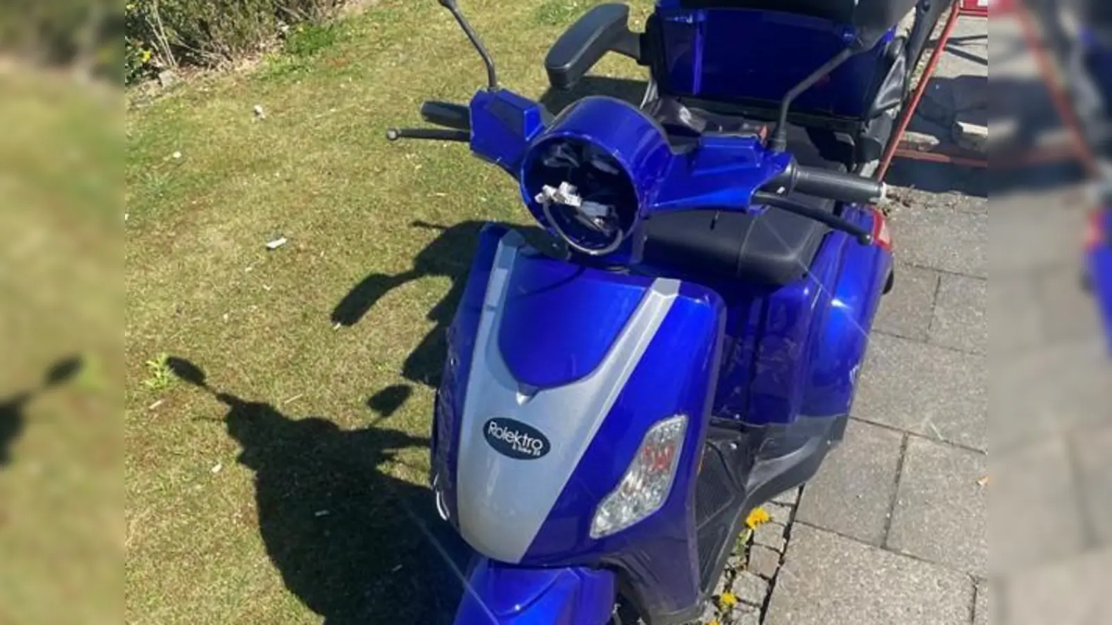 Mit diesem Krankenfahrstuhl war der nun verstorbene 59-Jährige unterwegs. (Foto: Polizeipräsidium München)