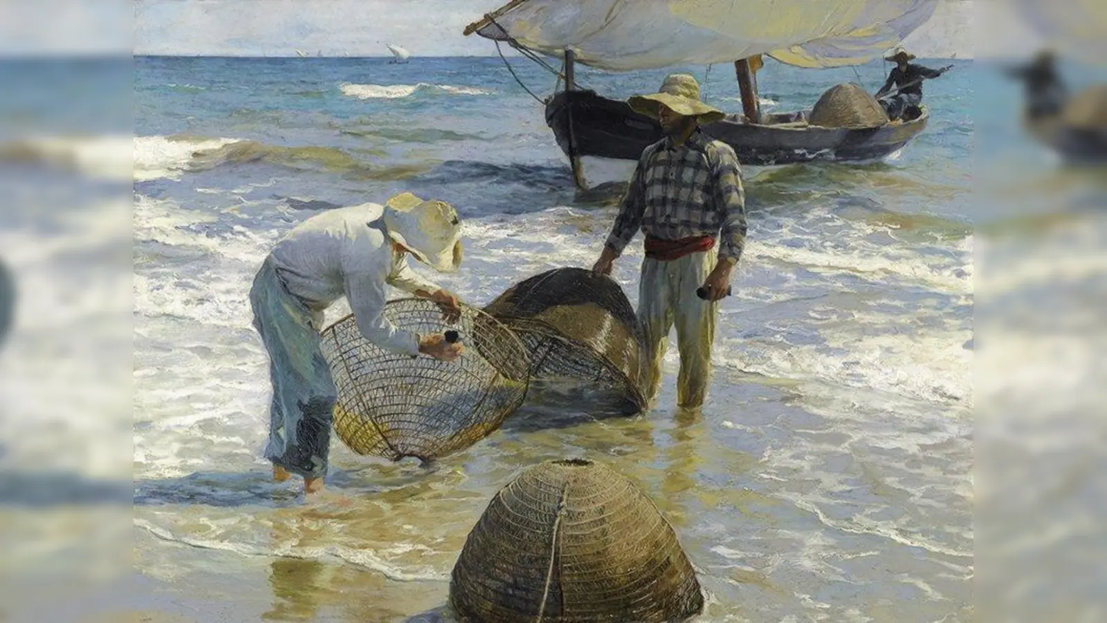Joaquín Sorolla, Valencianische Fischer, 1895,<br>Öl auf Leinwand, 65 x 87 cm. (Foto: Sammlung Broere Charitable Foundation)