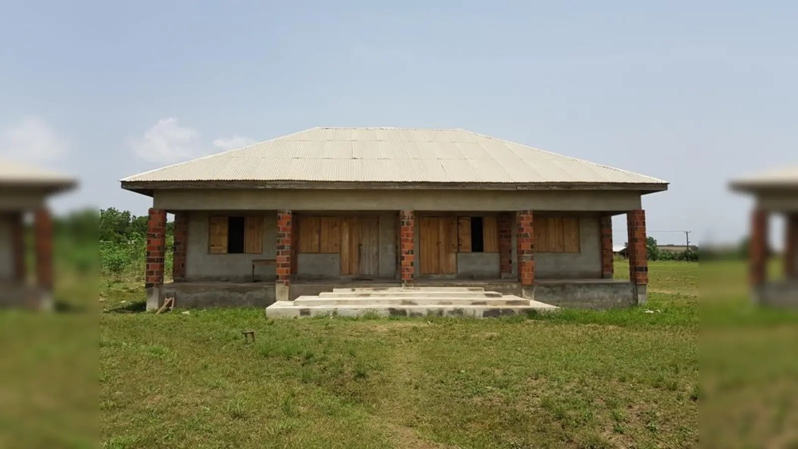Der Kindergarten vor dem Anstrich. (Foto: Petra Halbig)