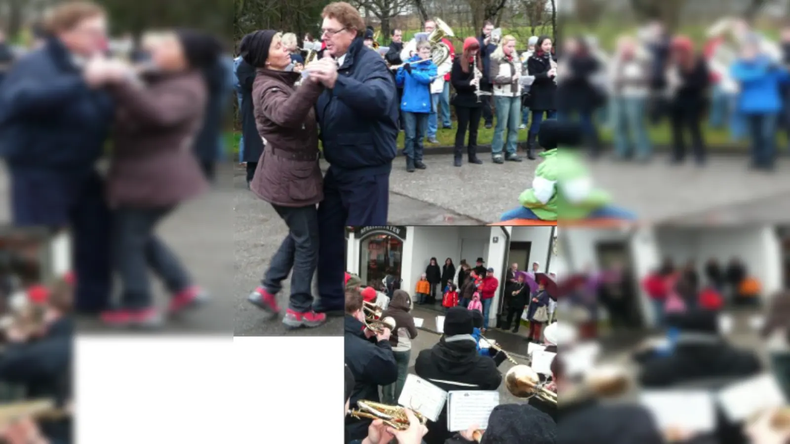 Mit Schwung ins neue Jahr: Das Neujahranblasen kam wieder sehr gut an in Pliening.	 (Fotos: VA)