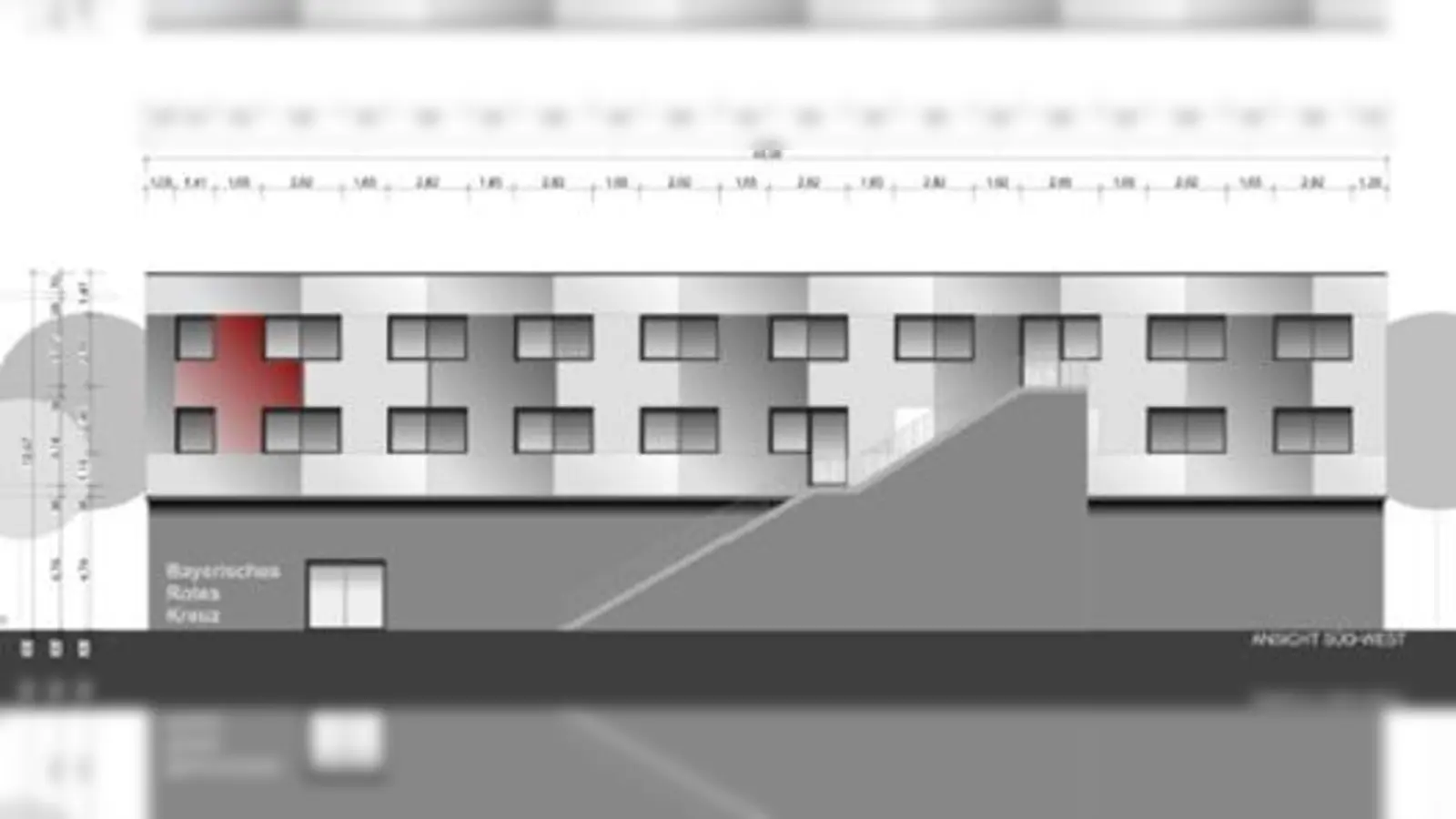 Markant: das rote Kreuz (Entwurf Brückner Architekten GmbH). (Foto: privat)