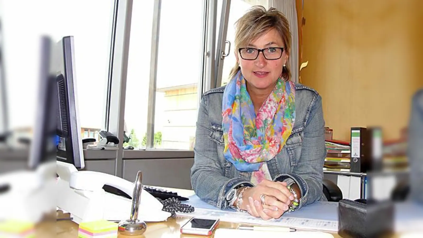 Rektorin Simone Fleischmann freut sich auf die Arbeit des neuen Fördervereins, will sich selbst aber möglichst zurückhalten.	 (Foto: cs)