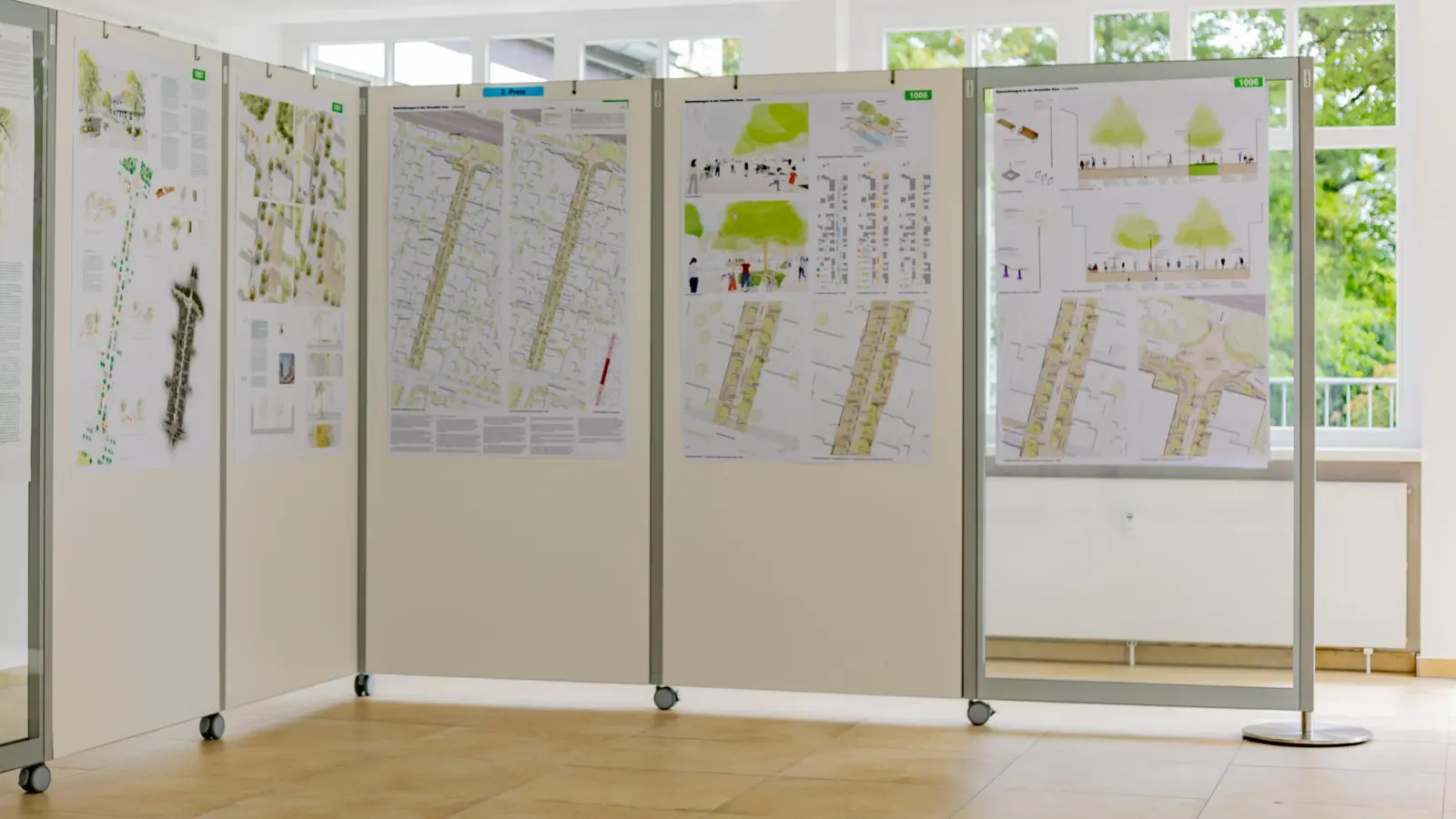 Vorschläge für die Neugestaltung der Leibstraße sind derzeit im Haarer Rathaus zu besichtigen. (Foto: Gemeinde Haar)