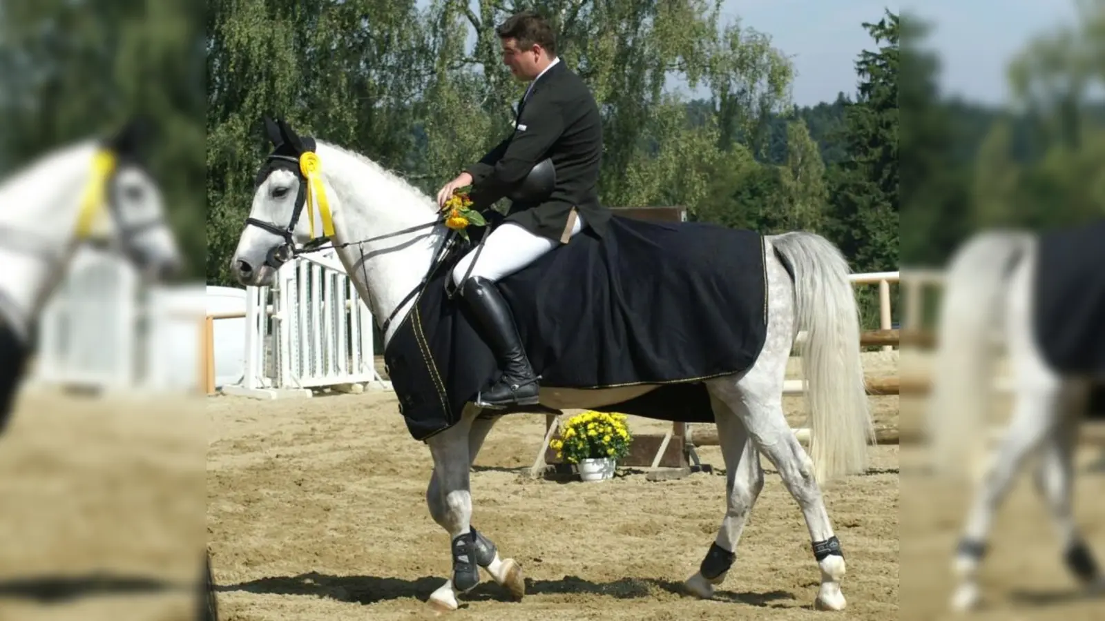 Ciaran Howley bei der Siegerehrung. (Foto: ar)