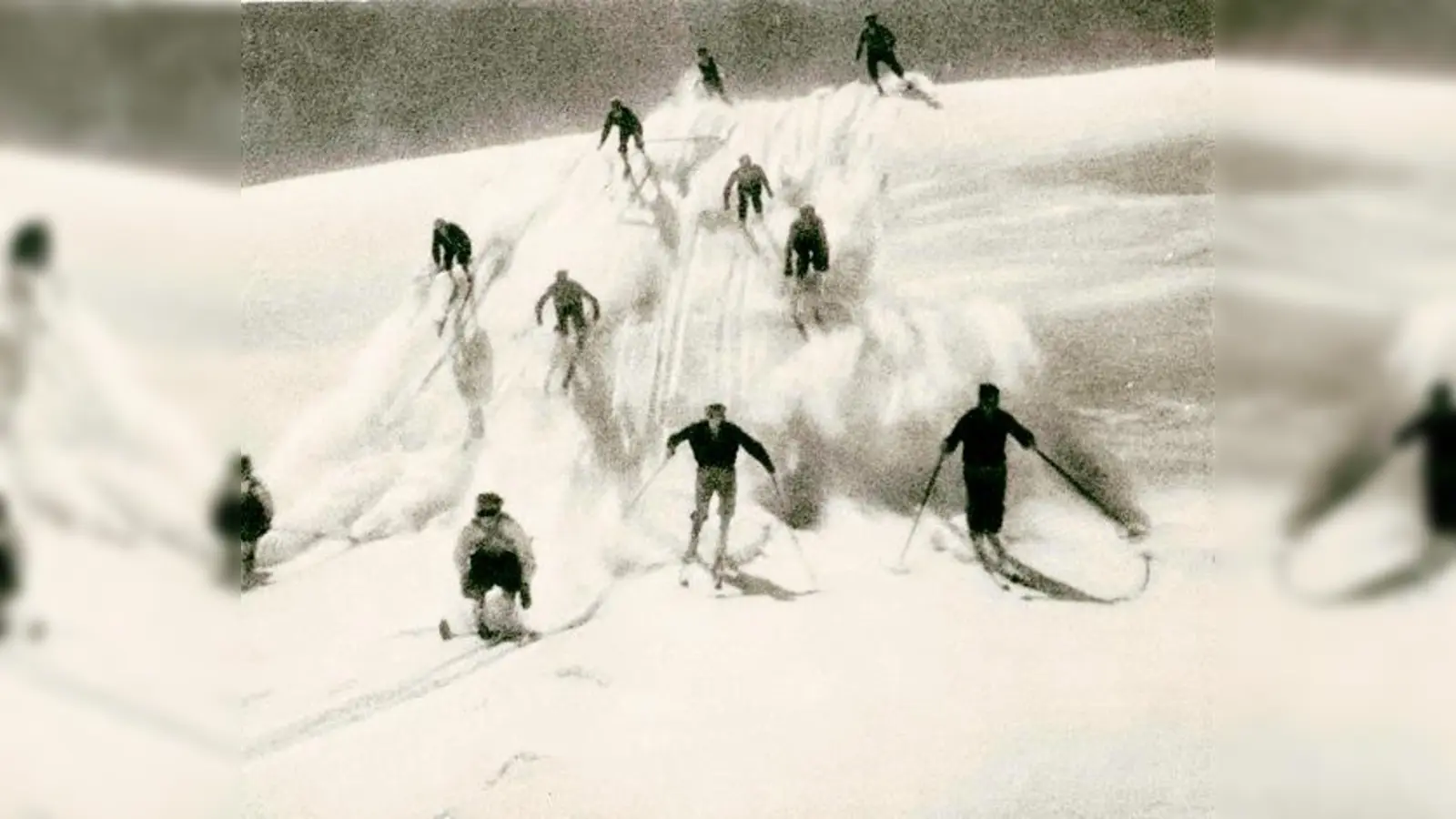 Szene aus Fanck-Film.	 (Foto: DAV)