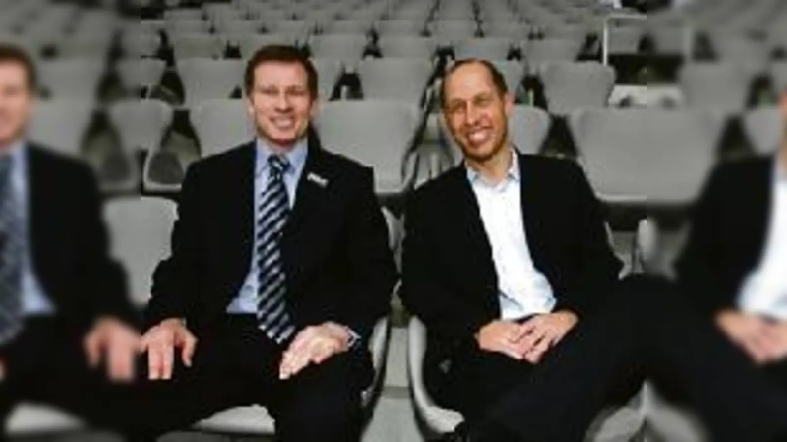 Michael Otremba (re.) und Stefan Reuter kennen sich schon aus Dortmunder Zeiten.	  (Foto: Verein)