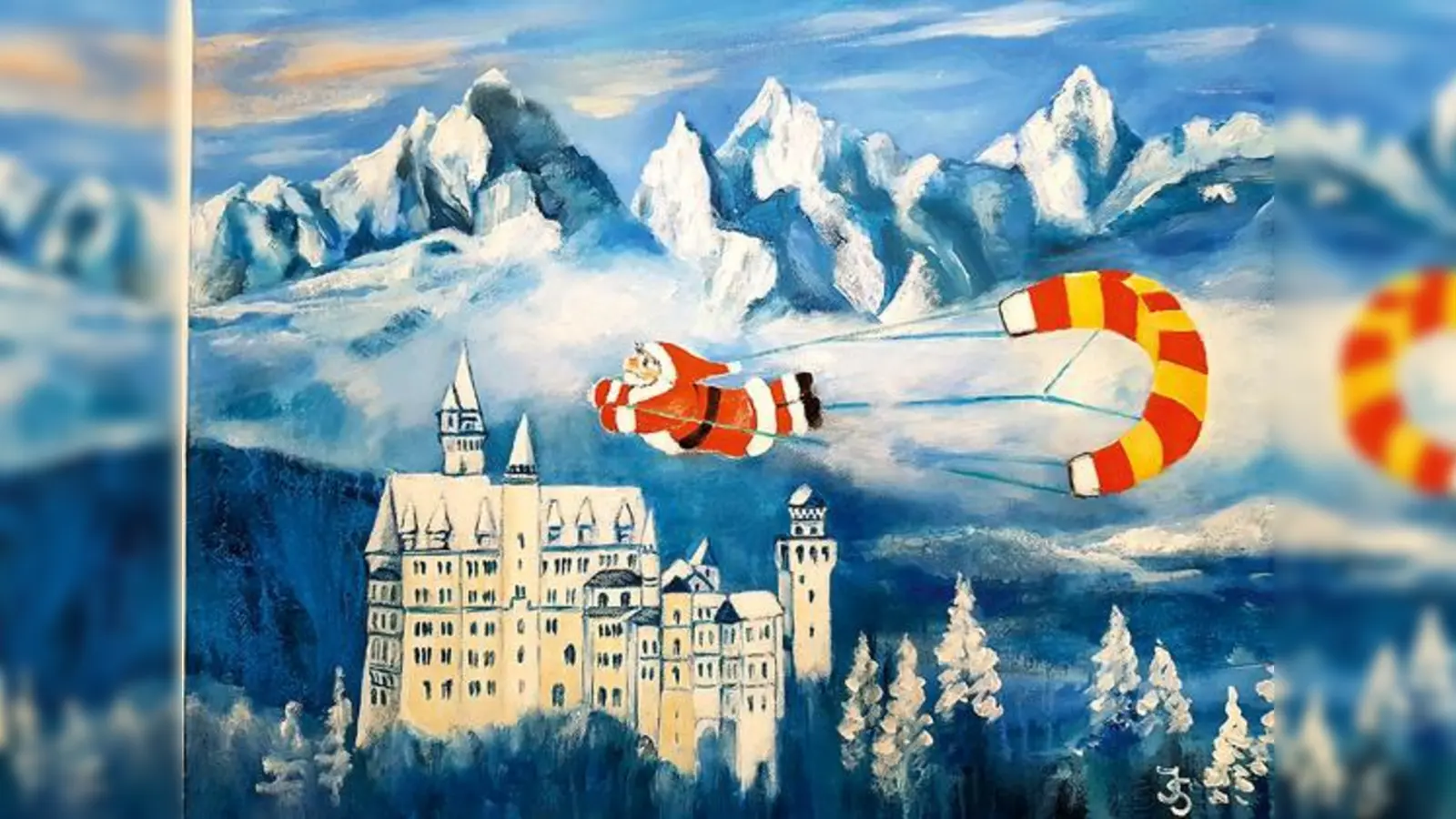 Das Schloss Neuschwanstein ist das Motiv des diesjährigen Adventskalenders.	 (Foto: Jutta Scharpf)