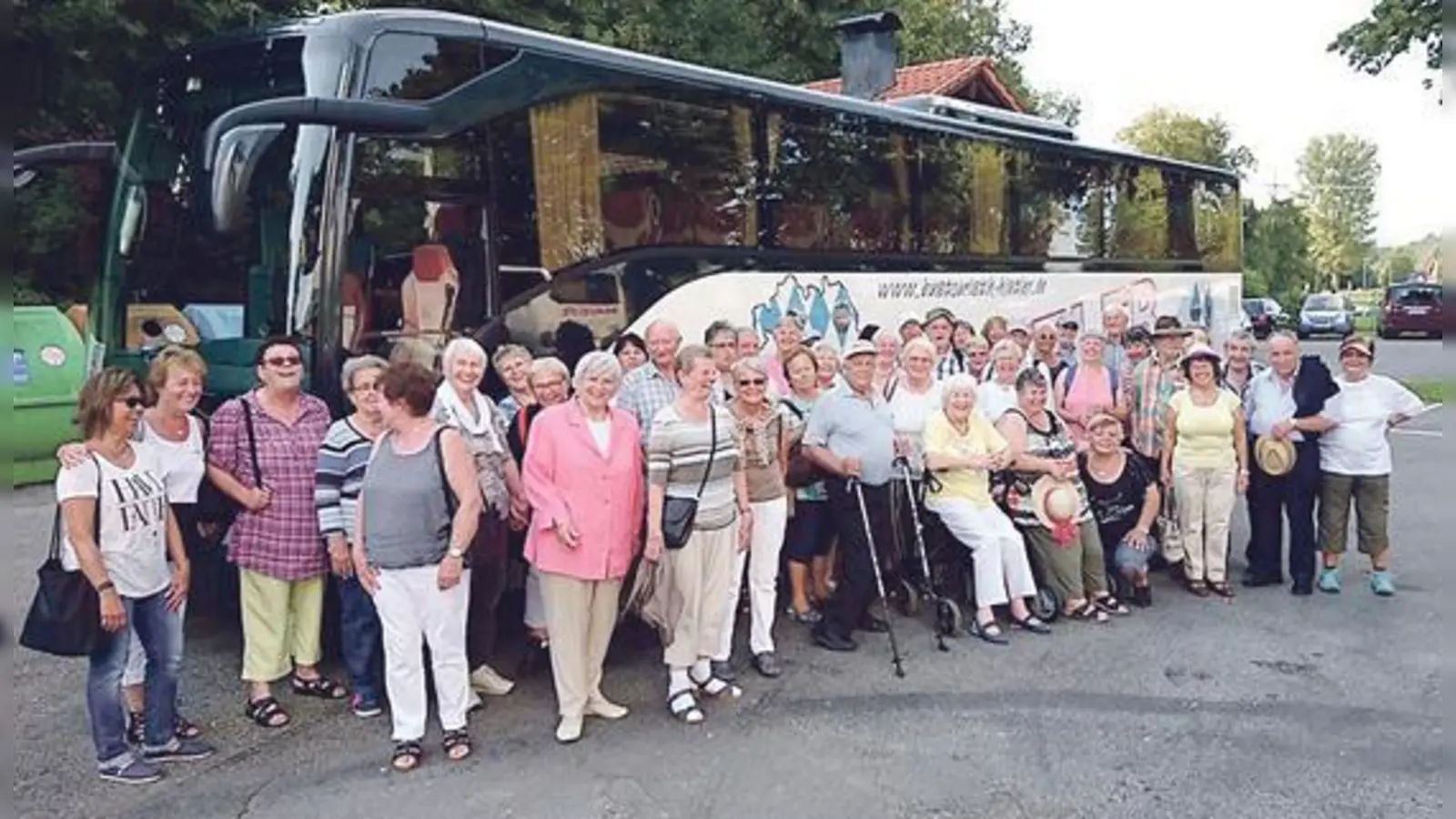 Jede Menge Spaß hatten die Teilnehmer des Taufkirchner VdK-Ausflugs. 	 (Foto: VA)