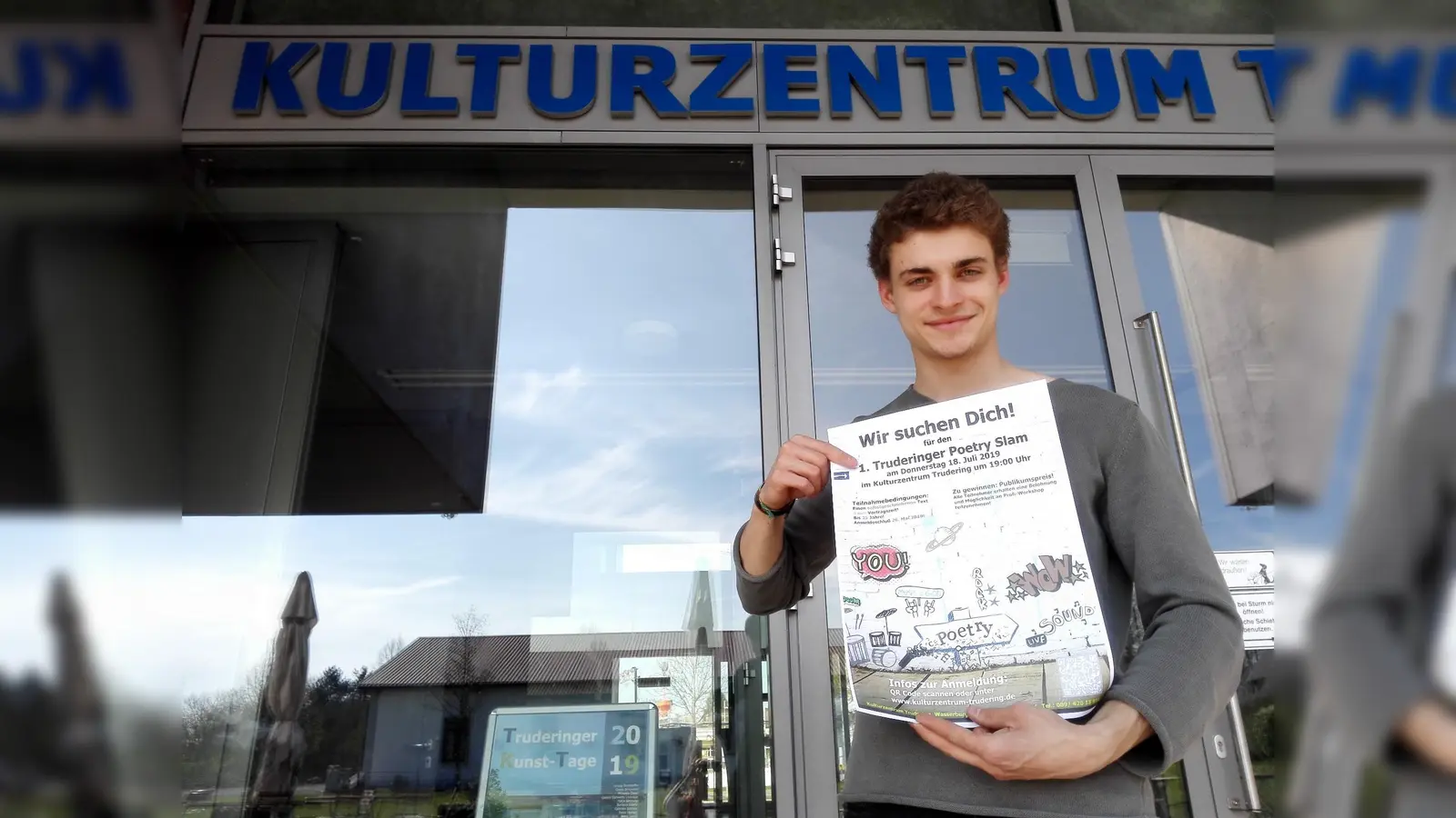 Die Ausschreibung für den 1. Truderinger Poetry Slam läuft bis zum 26. Mai (Foto: VA)