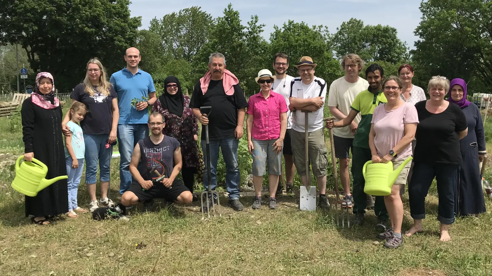 Beim Tag der offenen Gartentür lädt auch der Interkulturelle Garten in Taufkirchen zu einer Stippvisite ein. Hier gärtnern verschiedene Nationen gemeinsam. (Foto: hw/Archiv)