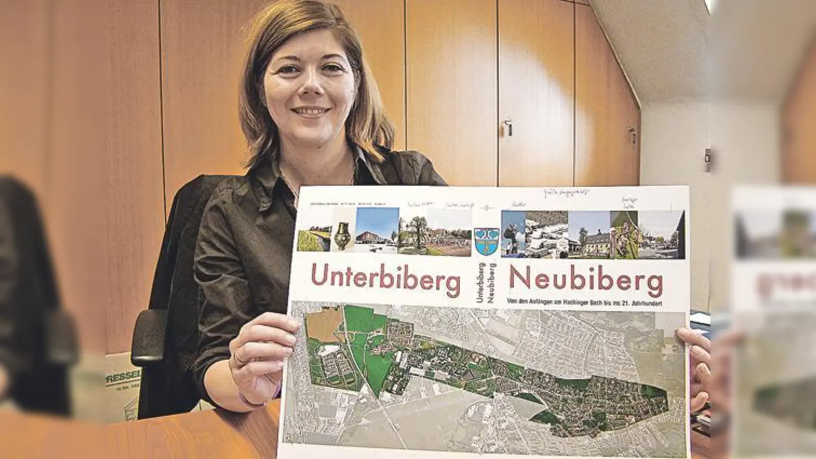 Neubibergs Archivarin Barbara Reinicke freut sich auf die Präsentation des brandneuen Heimatbuches am Donnerstag, 14. Oktober.  (Foto: Ka)