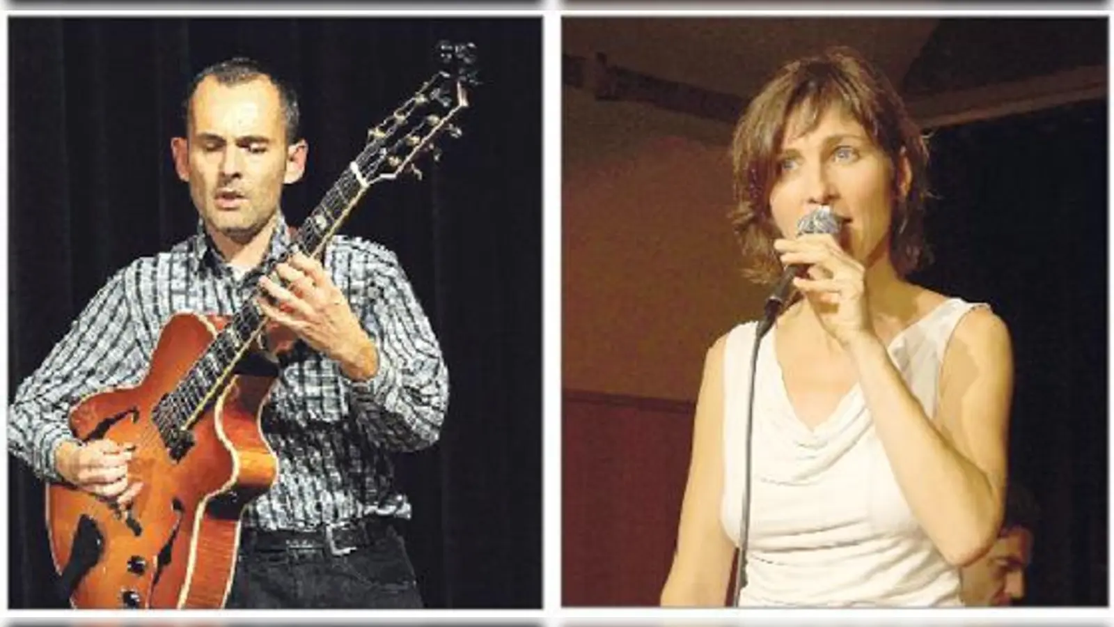 Manfred Junker (links) hat sich für sein zehntes Programm mit dem musikalischen Werk von Bill Evans auseinandergesetzt. Barbara Balzan hat an der Jazzschule in St. Gallen studiert.	 (Foto: VA)