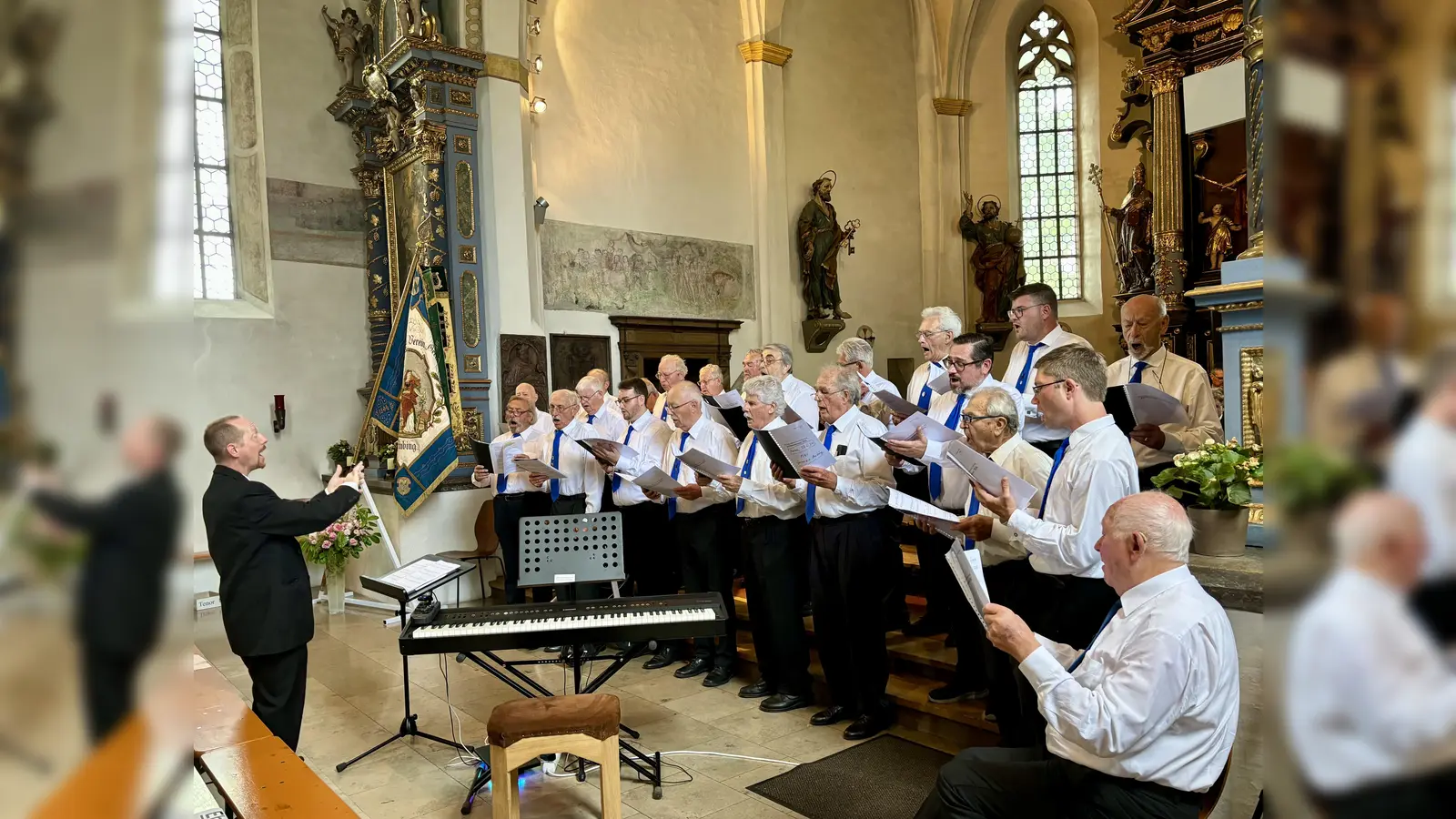 Im vergangenen Jahr feierte der Männergesangsverein Germania Aubing seinen 130. Geburtstag in St. Quirin.  (Foto: Ulrike Seiffert)