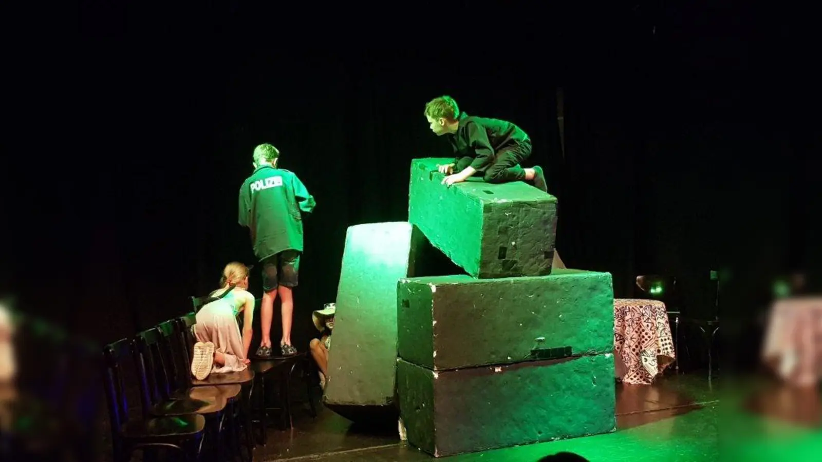 Beim Theaterkurs erarbeiten Kinder ein Theaterstück von der Geschichte bis hin zur Ausstattung. (Foto: Kultur&Spielraum e.V.)