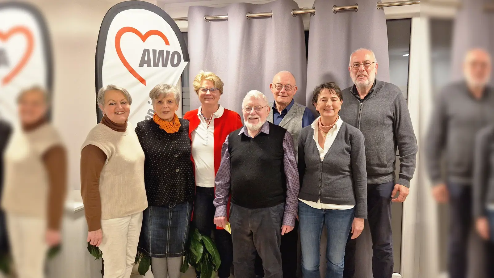 Der frisch gebackene Vorstand der AWO-Nachbarschaftshilfe Ottobrunn-Neubiberg freut sich nach der Neuwahl auf eine gute Zusammenarbeit. (Foto: AWO)