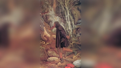 Rübezahl, dargestellt von Moritz von Schwind im Jahr 1859. (Foto: gemeinfrei)