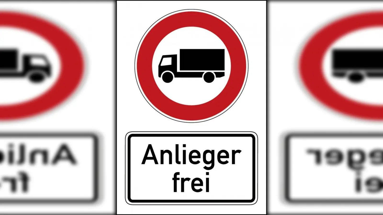 Lkw-Verbot, für Anlieger frei – das sollte für das gesamte Wohngebiet nördlich der Pasinger Gleise gelten. Die Anwohner der Exter-Kolonie reagieren mit ihrer Forderung auf das Durchfahrverbot für Lkws in der Meyerbeer- und Offenbachstraße. (Foto: pi)