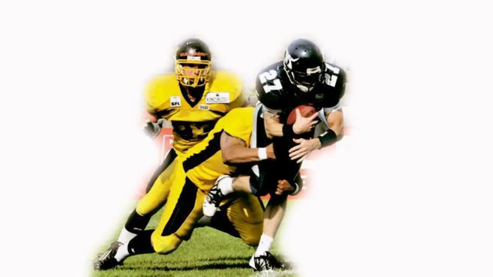 Die Munich Cowboys (in gelb) hatten auch ihre Stärken gegen Weinheim. Leider überwogen am Ende die Schwächen.	 (Foto: Peter Roth)