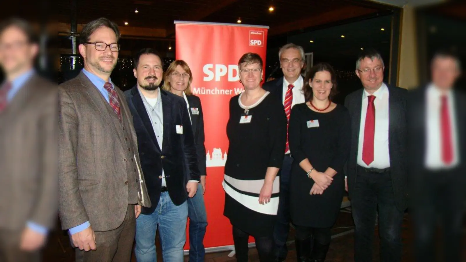 Florian Pronold, Bernhard Goodwin, Constanze Söllner-Schaar, Katja Weitzel, Florian Ritter, Verena Dietel und Christian Müller (Foto: pst)