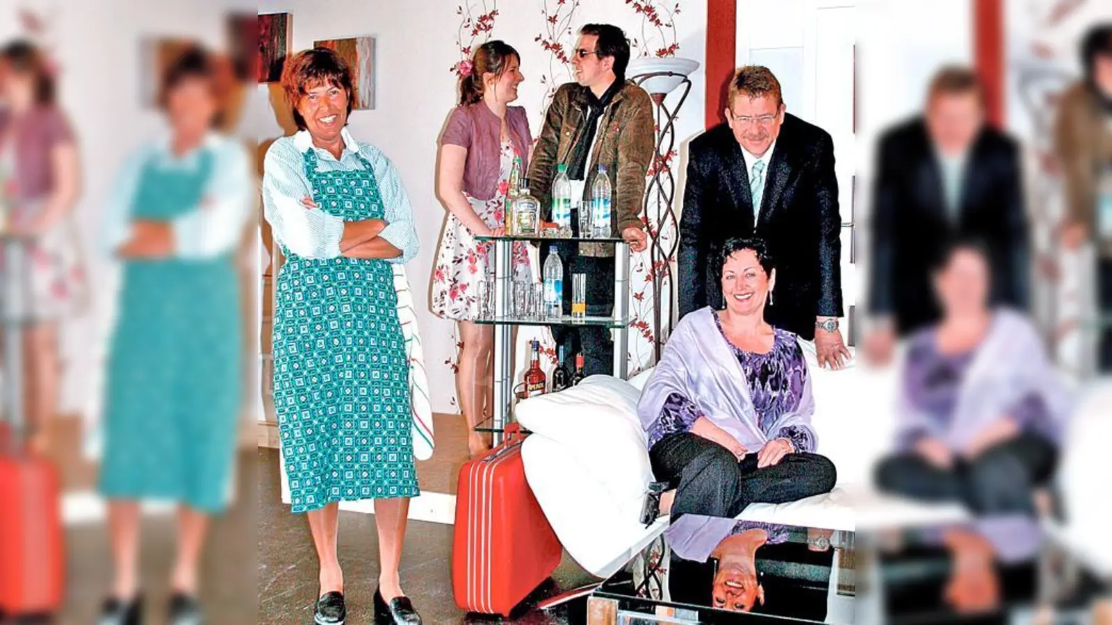 Die Proben zur »Perle Anna« des Harthauser Dorftheaters laufen auf Hochtouren. 	 (Foto: VA)