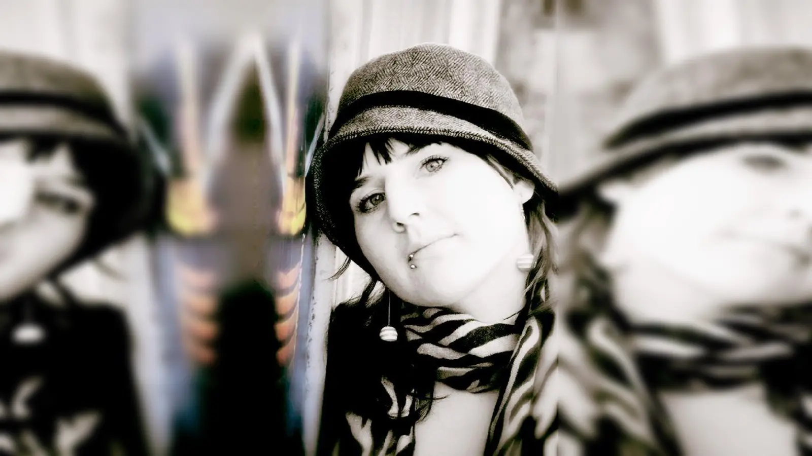 Moderierte den Abend: Slammerin Aenktoday. 	 (Foto: VA)