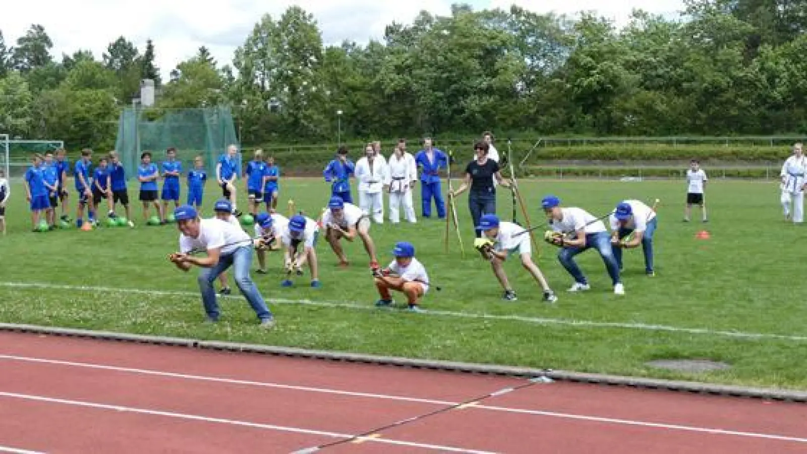 Nicht nur zuschauen, sondern auch mitmachen konnte man beim Tag der offenen Tür.	 (Foto: Martin Bruno Radig)