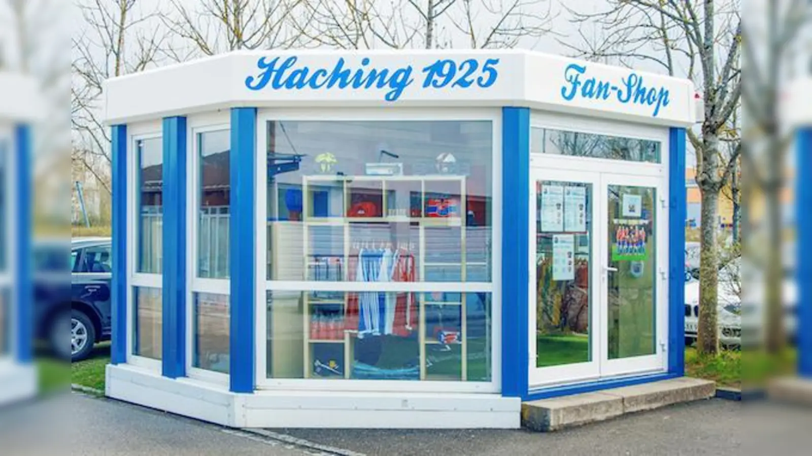 Der Fanshop am Alpenbauer Sportpark.    (Foto: SpVgg)