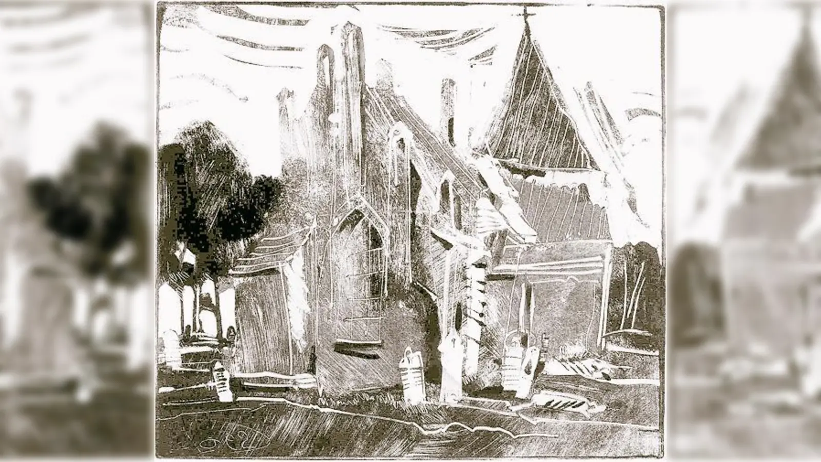 Eberhard Lorenz präsentiert in Oberschleißheim  Zeichnungen, Aquarelle und Radierungen.	 (Foto: VA)