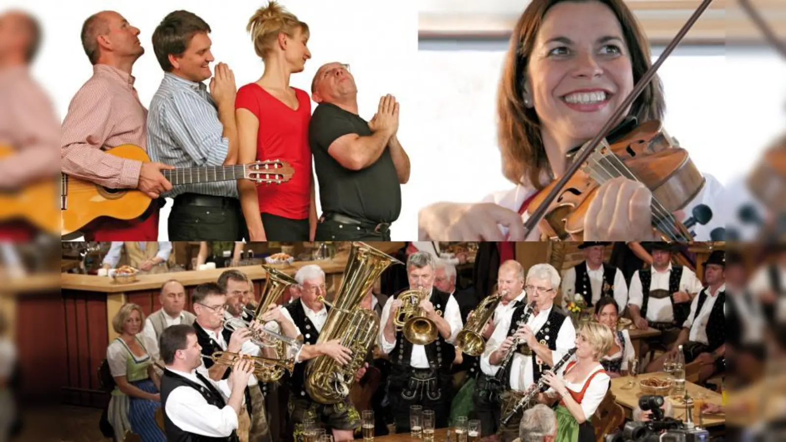 Traudi Siferlinger, die Kabaretttruppe Couplet-AG und die Tanngrindler Musikanten sind mit einem höchst unterhaltsamen Wirtshausprogramm unterwegs in Bayern. (Foto: pi)