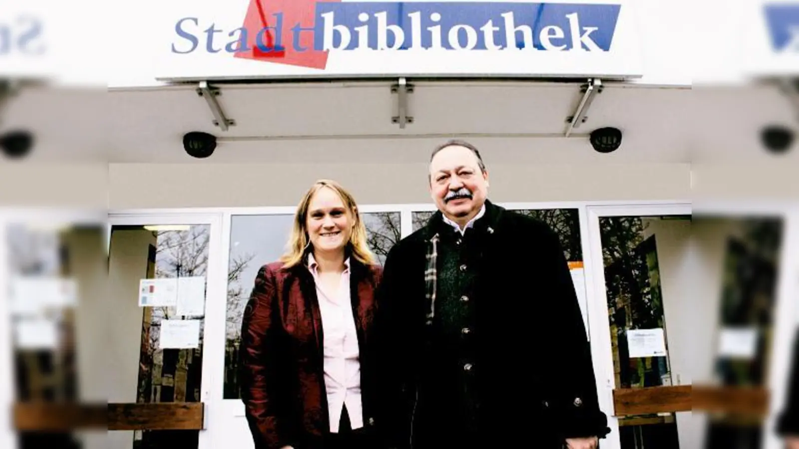 Nach Schließung der Stadtteilbibliothek an der Parlerstraße: CSU-Fraktionssprecher im BA 11, Erich Tomsche, und Partei- und BA-Kollegin Ellen Malzer wollen in den frei werdenden Räumen ein Bürgertreff-Zentrum einrichten. 	 (Foto: ko)