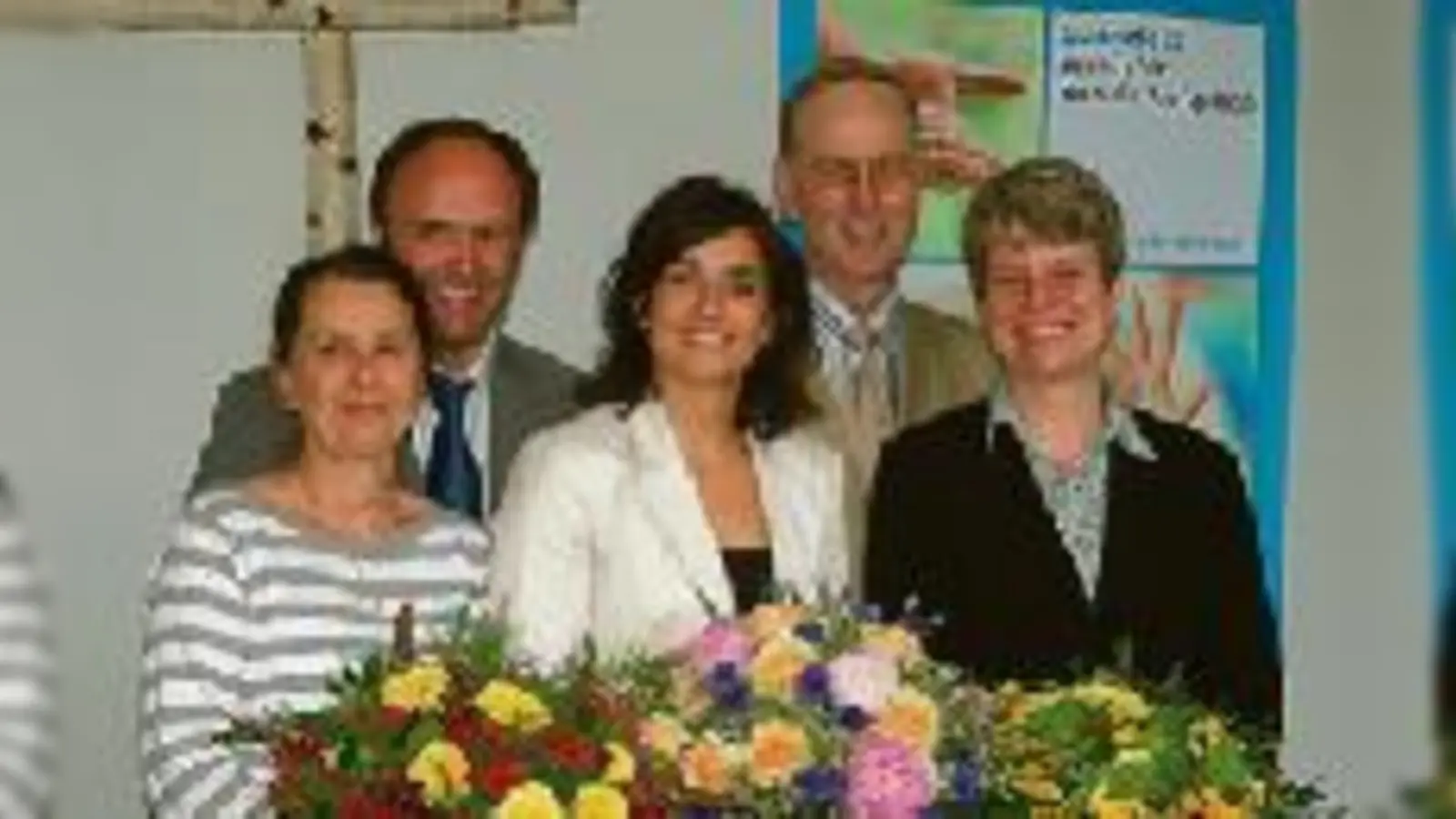 Das Beratungsteam der Moosacher Diakonie: Esther Brunner, Christoph Duschl, Franziska Dahm, Andreas Knüpffer und Sabine Vortmeyer  ((v.l.).Foto: VA)