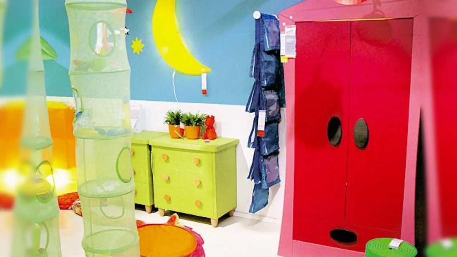 Farbenfrohes Kinderzimmer: Je älter Kinder werden, desto mehr schätzen sie Rückzugsmöglichkeiten. 	 (Foto: bs)