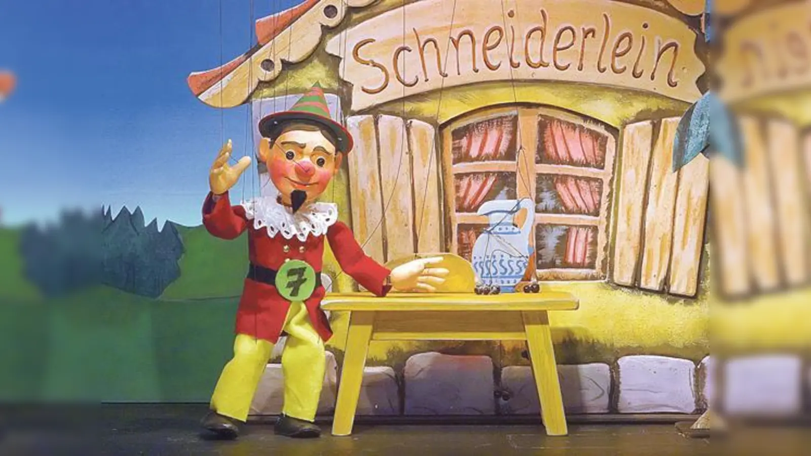 Der Kasperl spielt das »tapfere Schneiderlein«.	 (Foto: VA)