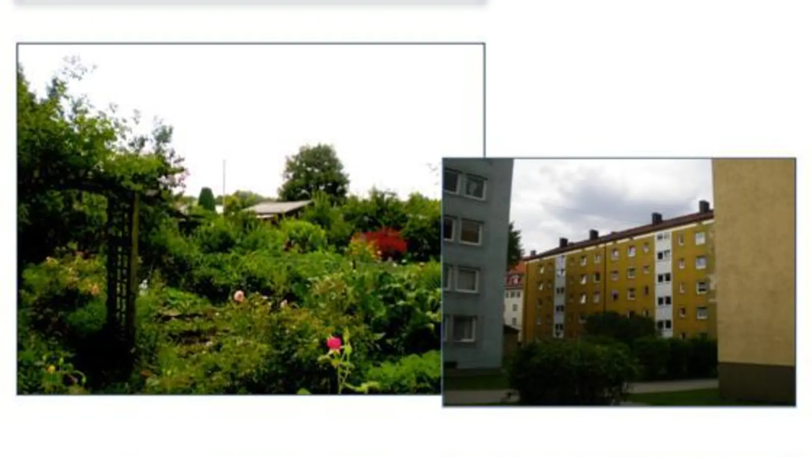 Das eine ist für den jungen Münchner schön, das andere weniger: Aufnahmen aus Heimat Untergiesing.  (Fotos: VA)