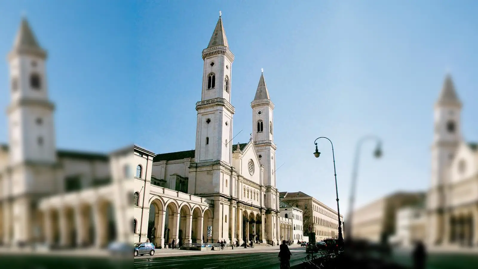 Bis Palmsonntag 2010  (Foto: St. Ludwig in der Ludwigstraße.)