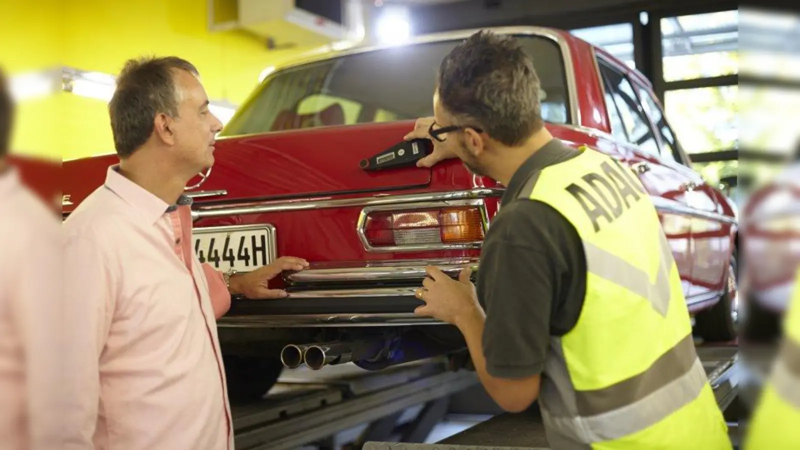 Was ist der Veteran wert? Aufschluss gibt die Oldtimerbewertung im ADAC Prüfzentrum München. (Foto: ADAC)