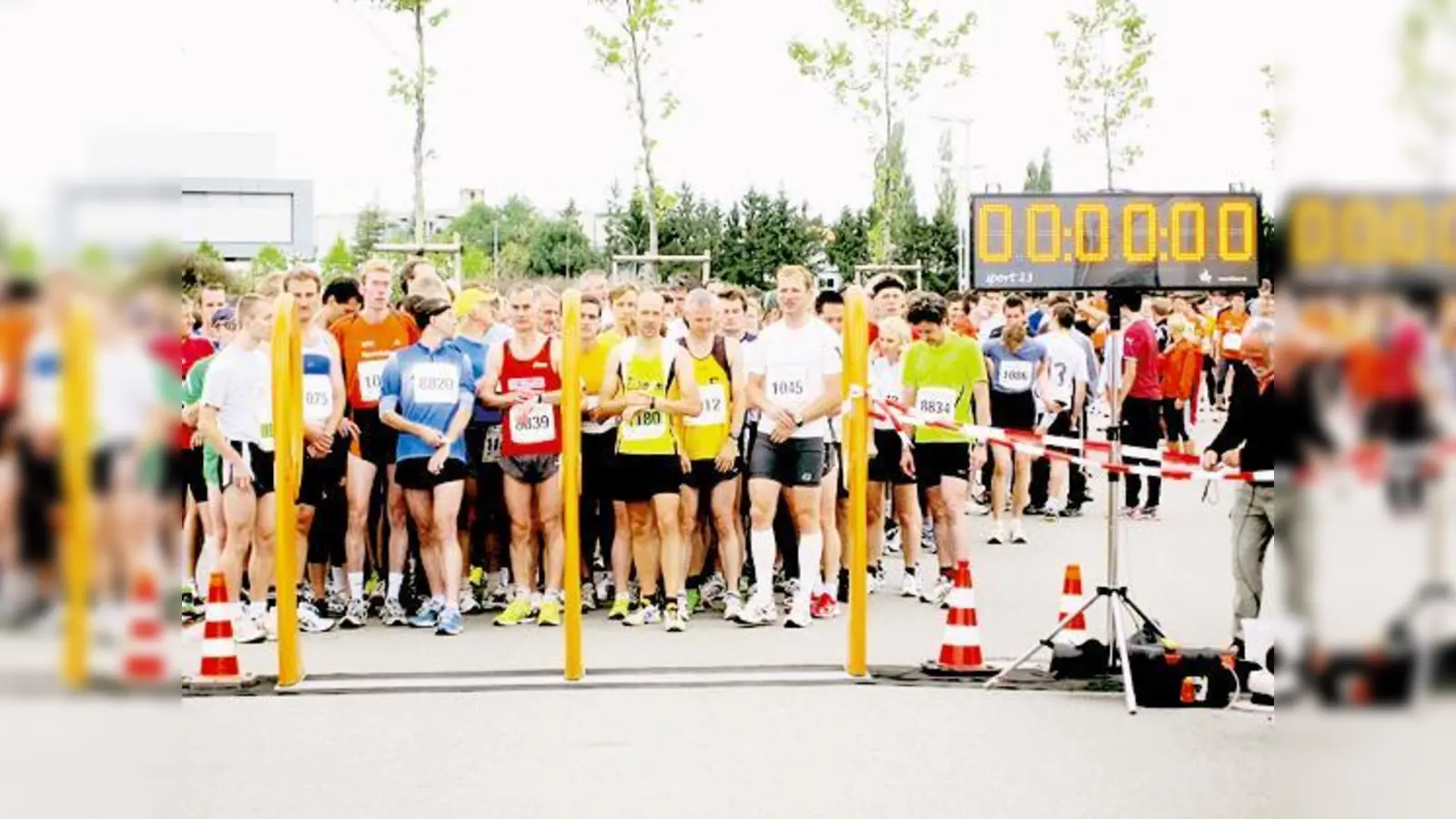 Mit Rückenwind zum Ziel: 277 Läufer und Läuferinnen gingen an den Start.	 (Foto: VA)