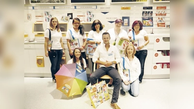 Das Eichenauer dm-Team freut sich auf die Eröffnung am Donnerstag. (Foto: dm)